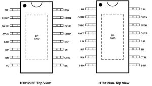 HT81293 D類功放IC（內(nèi)置自適應(yīng)動態(tài)升壓20W單聲道）-深圳市億勝盈科科技有限公司官網(wǎng)